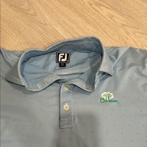 FootJoy Sky Blue Polo with Green Accents